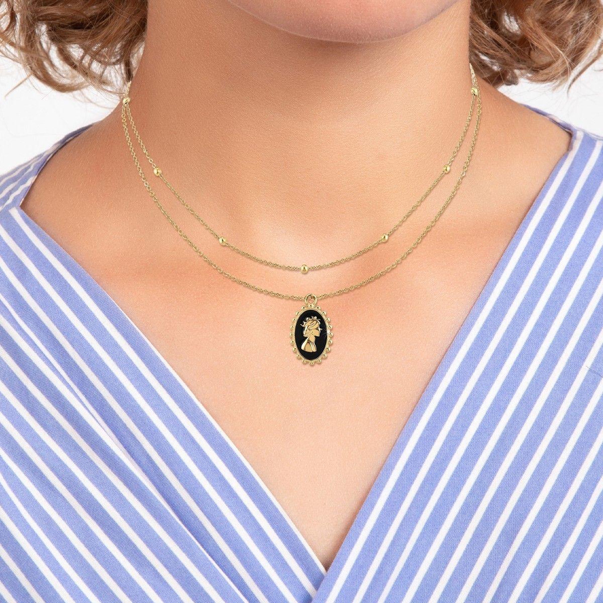 Voir la diapositive 2 : SC BOHEME Collier par SC Bohème en acier inoxydable