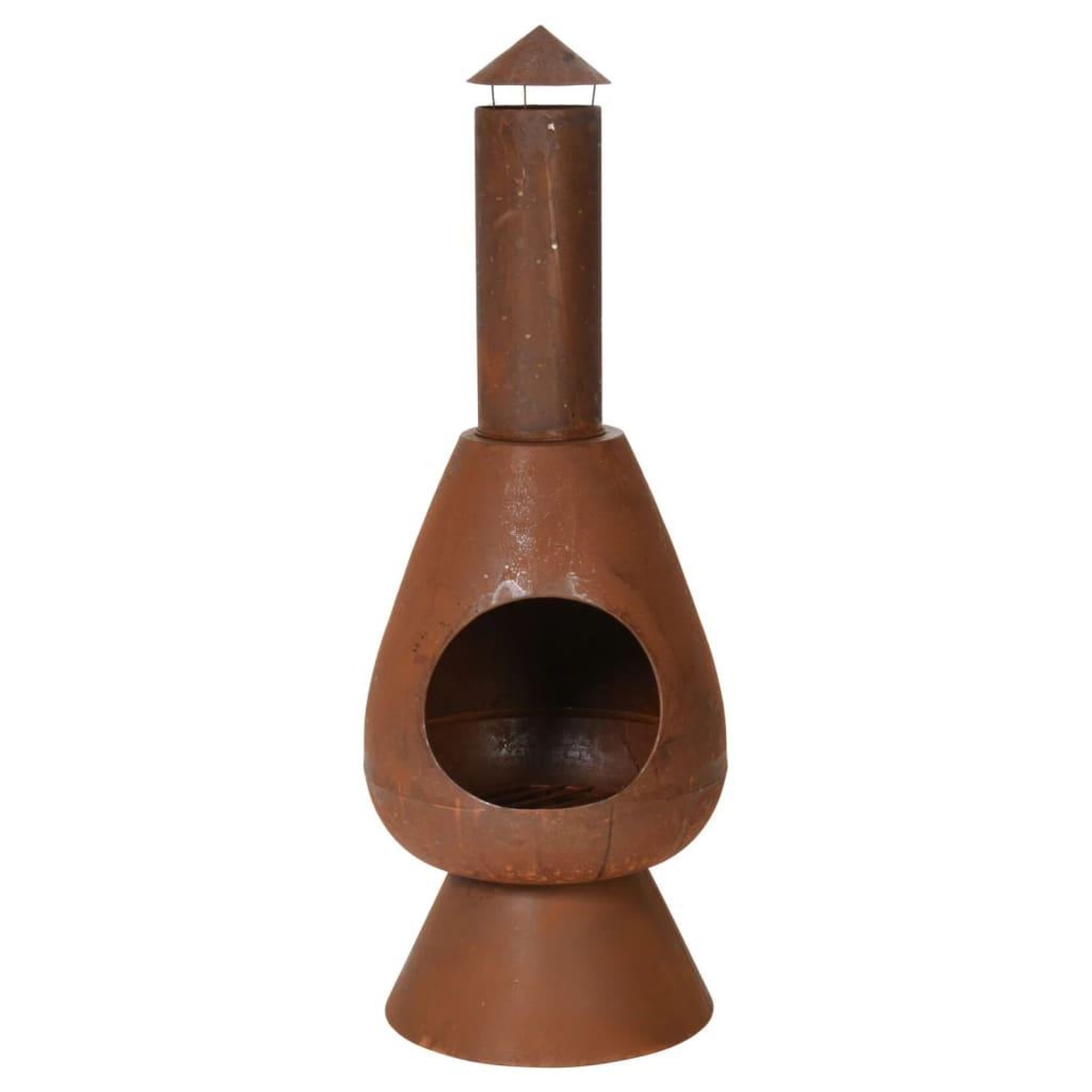 Voir la diapositive 2 : ProGarden ProGarden Foyer avec cheminee Ambient 110 cm Rouille