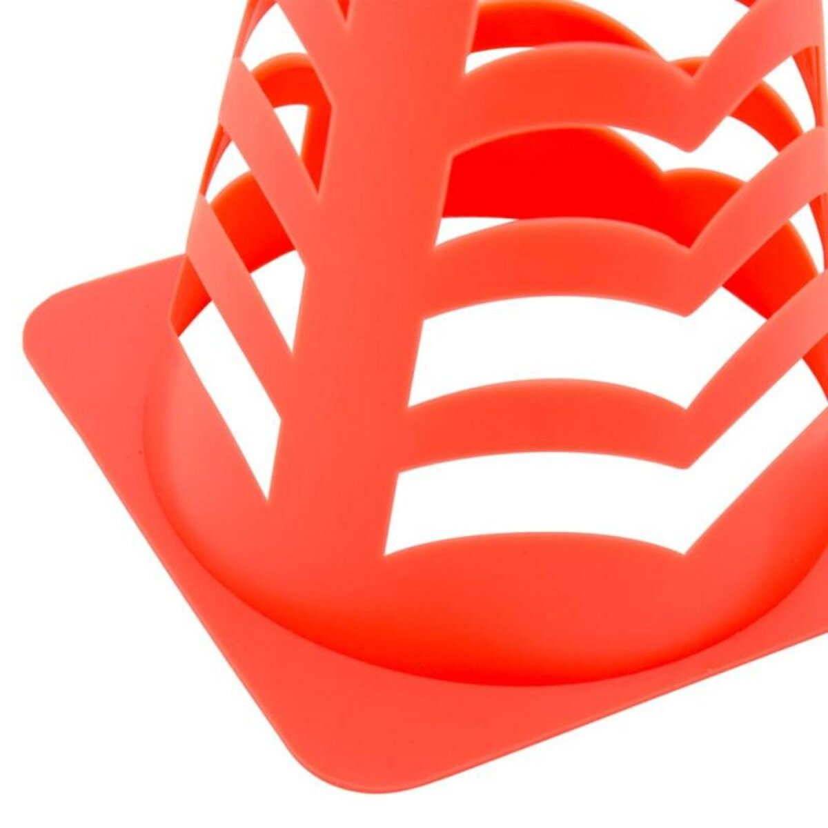 VIDAXL Cônes de football 6 pcs empilables orange 13x13x22,5 cm