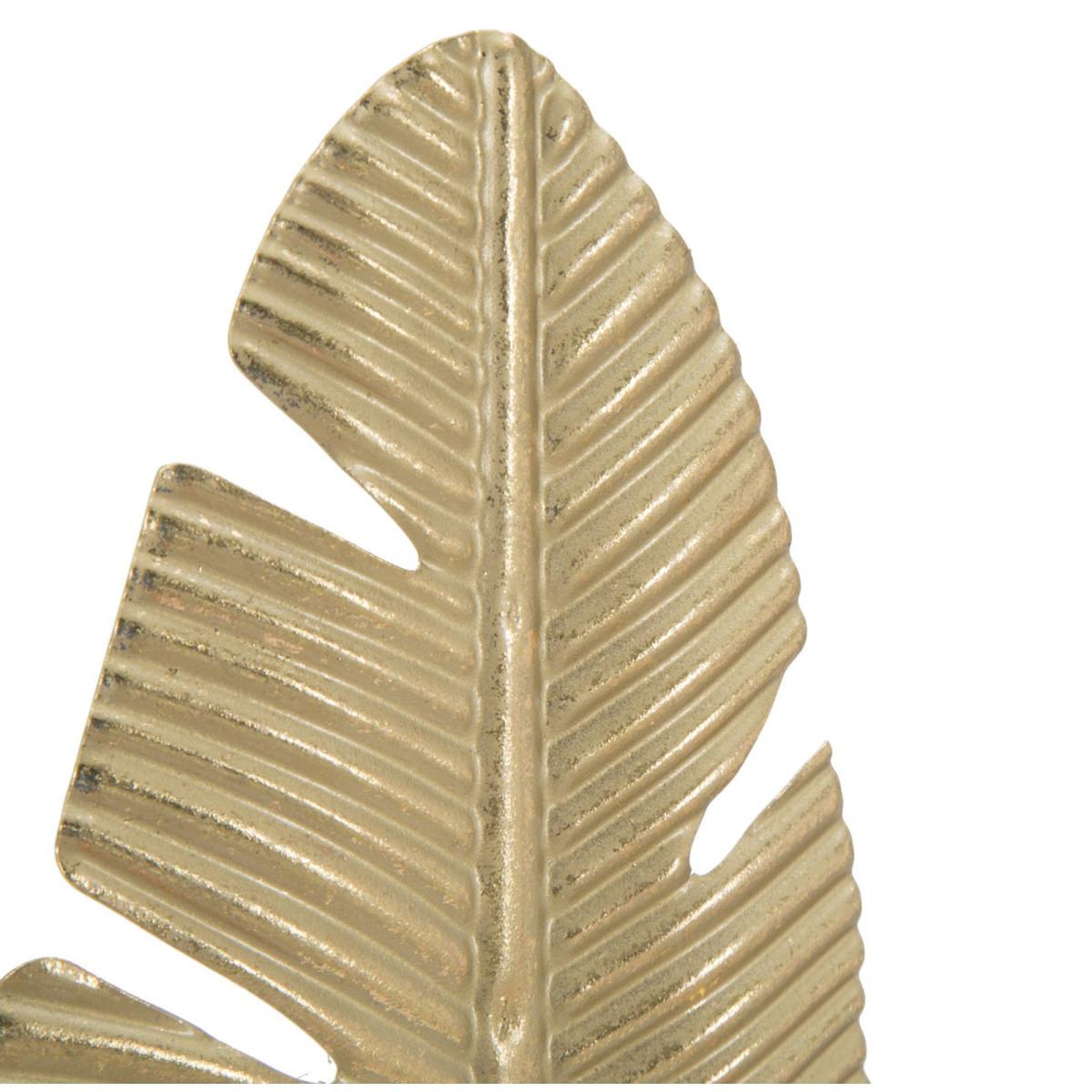 Voir la diapositive 4 : Paris Prix Plume déco en métal  bougeoir  34cm or