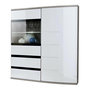 Voir la diapositive 1 : Paris Prix Buffet Design 2 Portes  Ontario  125cm Blanc