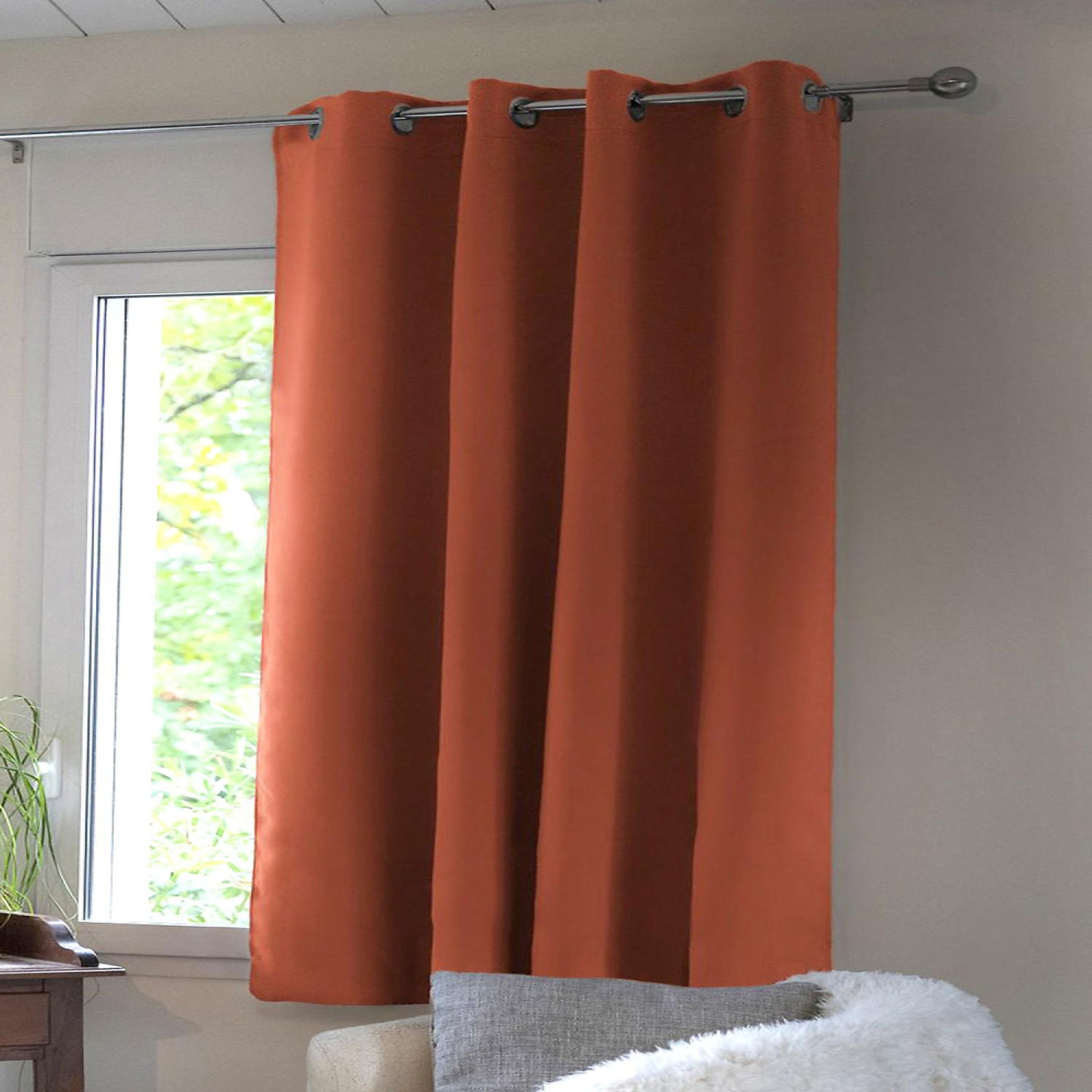 Voir la diapositive 2 : Home collection Rideau occultant 100%polyester