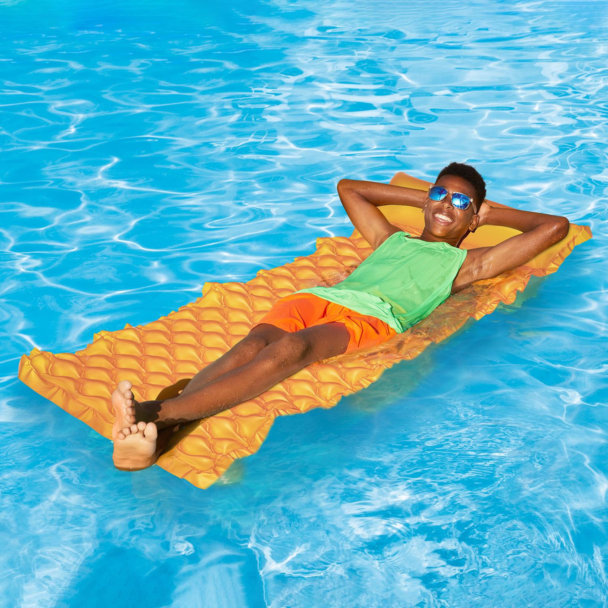 Voir la diapositive 5 : FUNSICLE Matelas gonflable piscine funsicle  175x80x17cm
