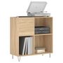 Voir la diapositive 3 : VIDAXL Armoire a disques chene sonoma 84,5x38x89 cm bois d'ingenierie