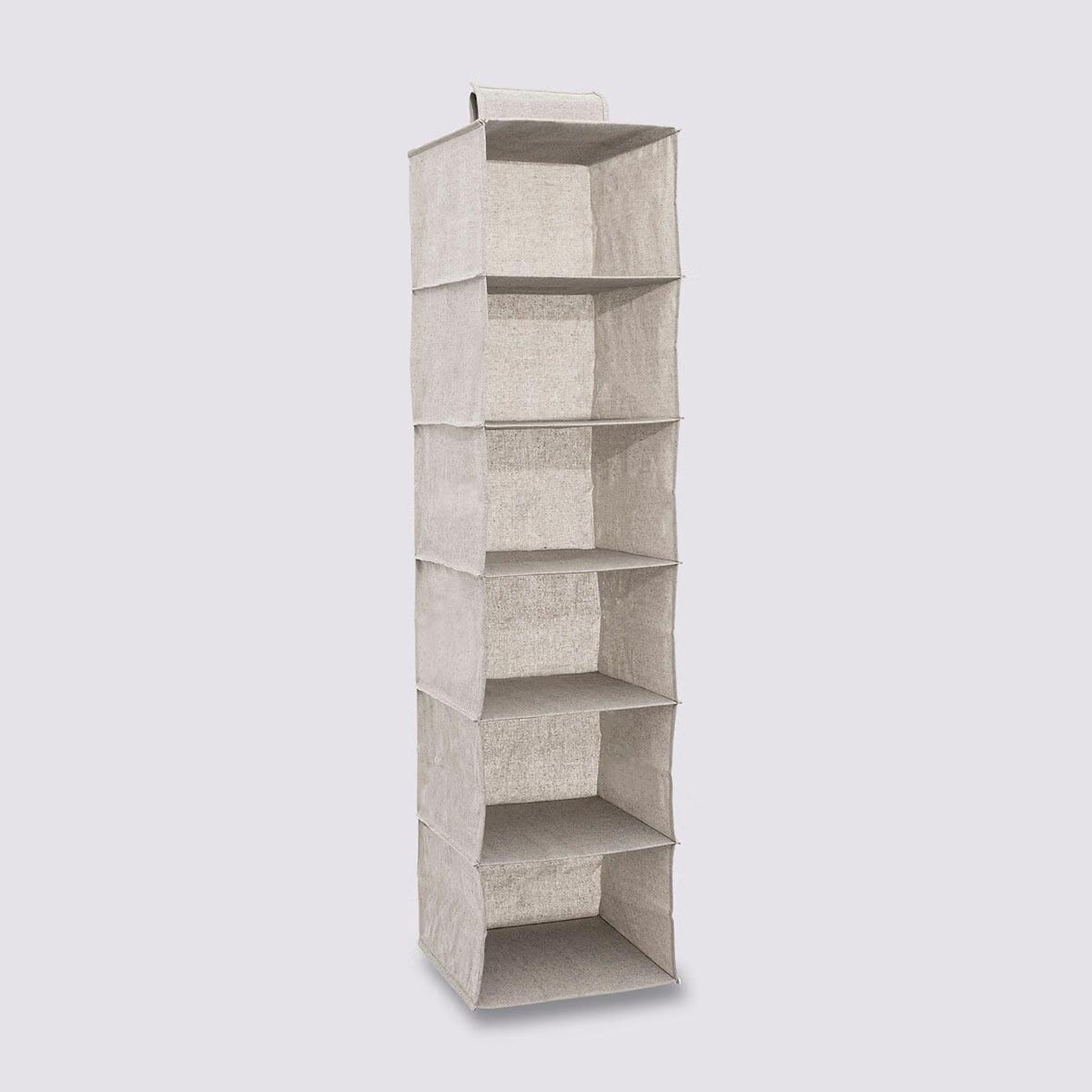 Voir la diapositive 3 : FIVE Range chemises 6 cases  orga  120cm naturel