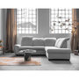 Voir la diapositive 5 : BEST MOBILIER Paul - canapé d'angle droit - 5 places - convertible avec coffre et têtières - en tissu