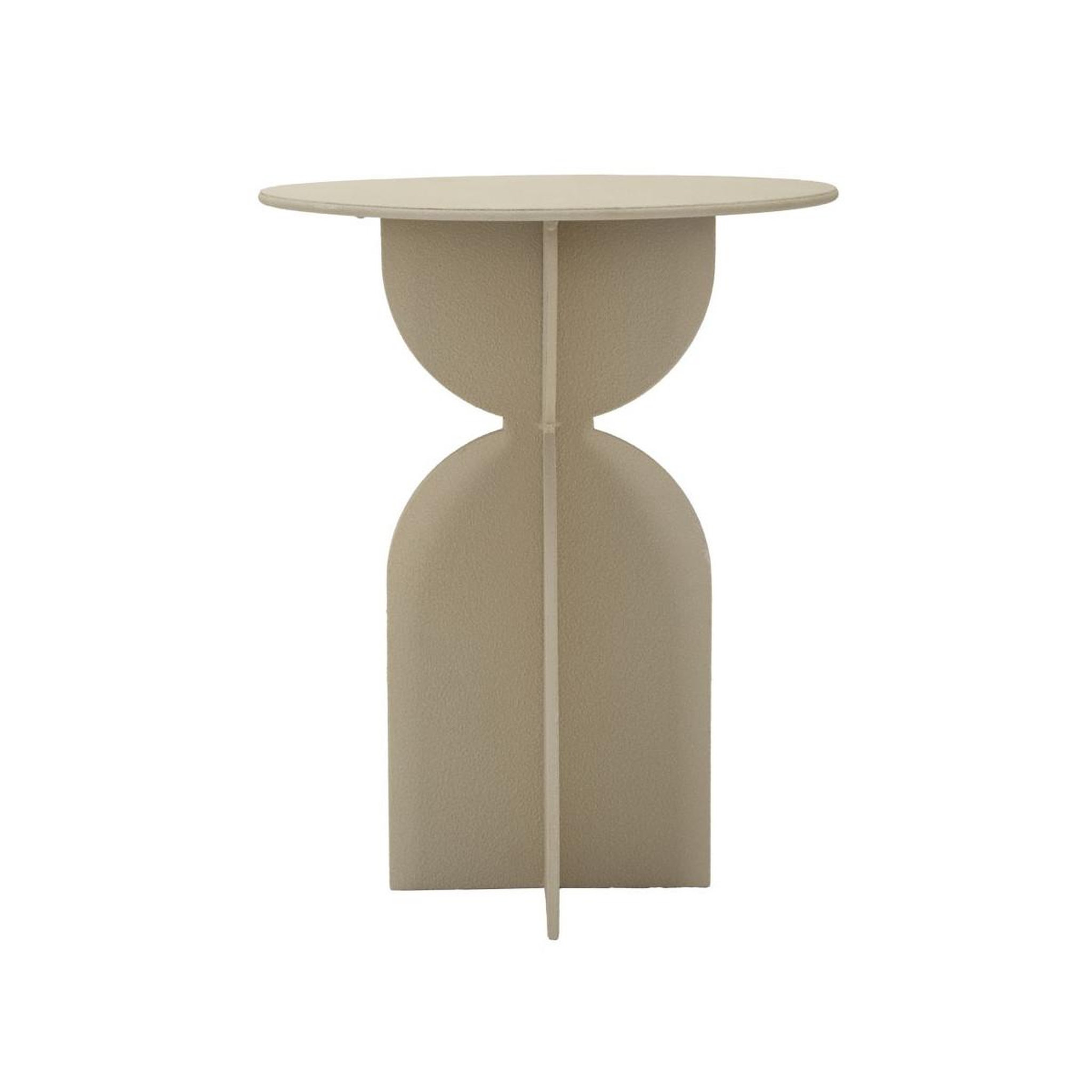 Voir la diapositive 2 : Paris Prix Table d'appoint design  dune  58cm crème