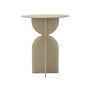 Voir la diapositive 2 : Paris Prix Table d'Appoint Design  Dune  58cm Crème