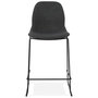 Voir la diapositive 4 : Paris Prix Tabouret de Bar en Tissu  Oscar  101cm Gris Foncé