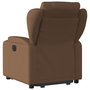 Voir la diapositive 5 : VIDAXL Fauteuil inclinable electrique marron tissu