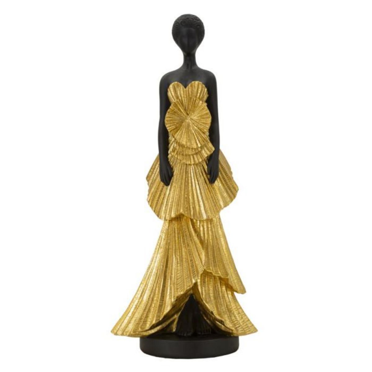 Paris Prix Statuette Déco Femme  Fashion  33cm Or