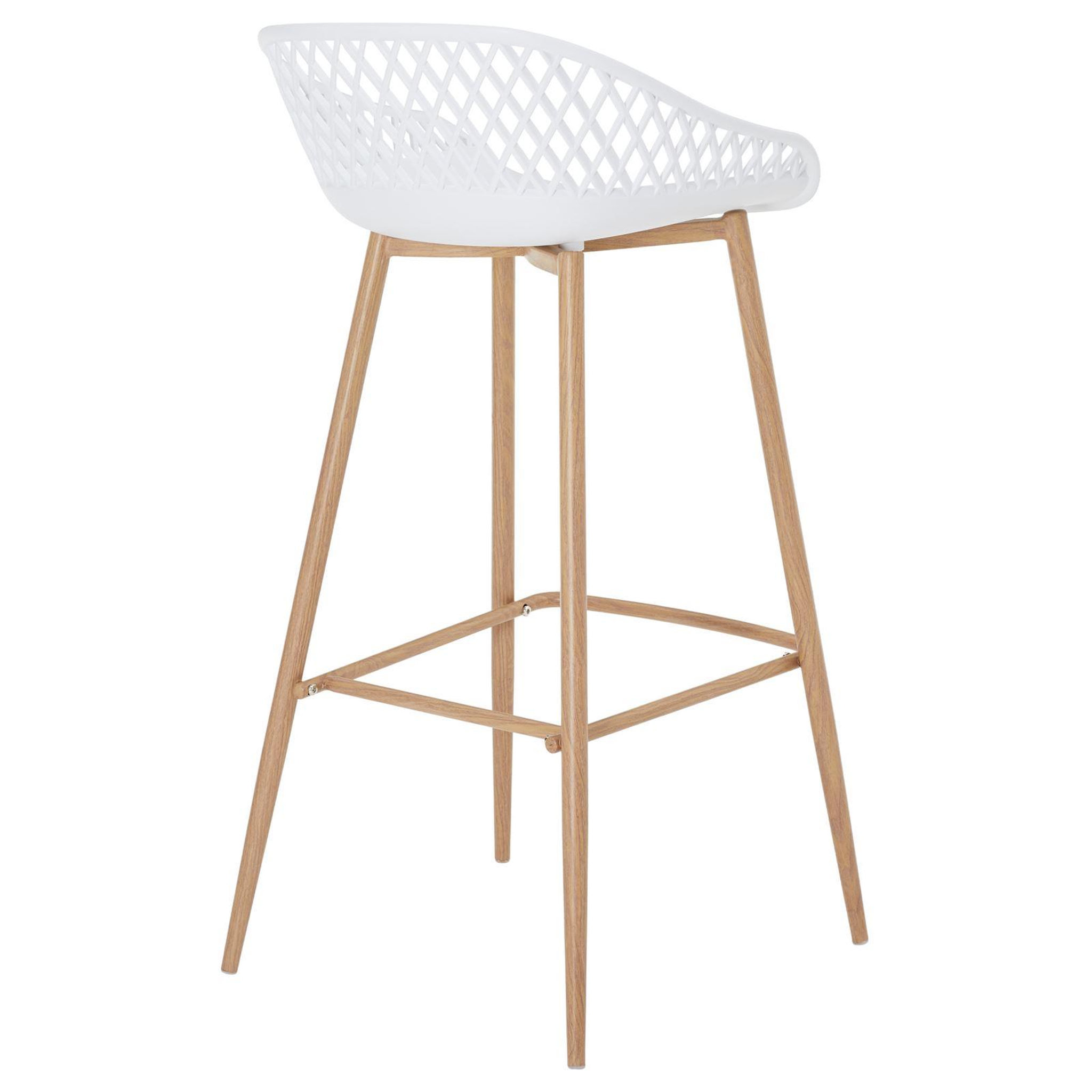Voir la diapositive 5 : IDIMEX Lot de 2 tabourets de bar IREK, en plastique