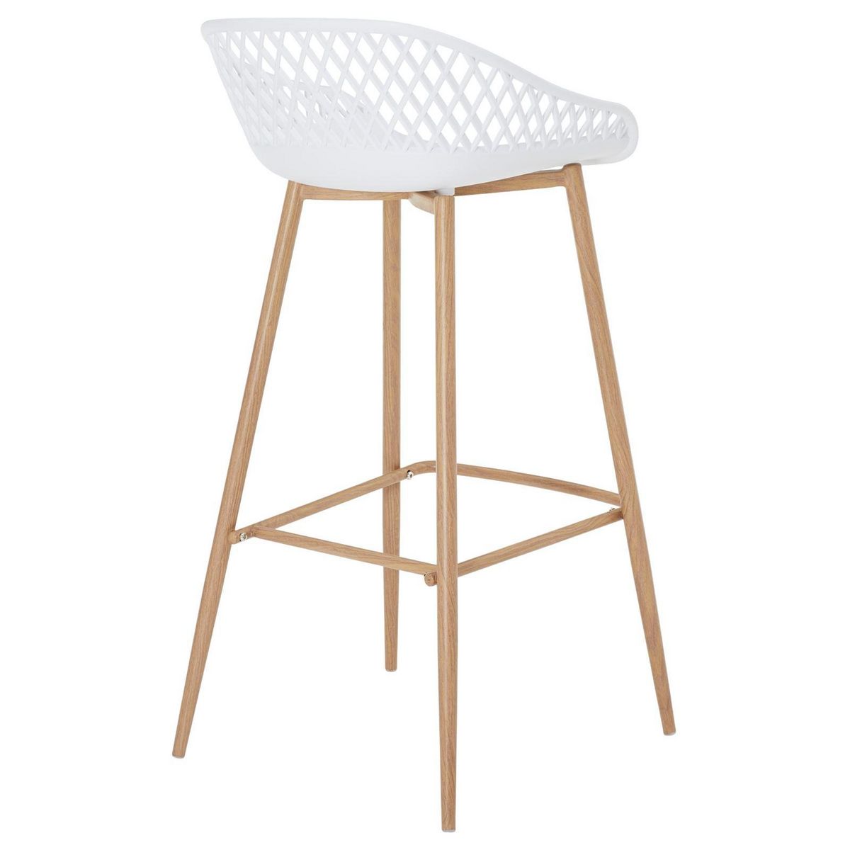 IDIMEX Lot de 2 tabourets de bar IREK, en plastique