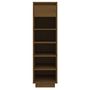 Voir la diapositive 3 : VIDAXL Armoire a chaussures marron miel 30x34x105cm bois de pin massif