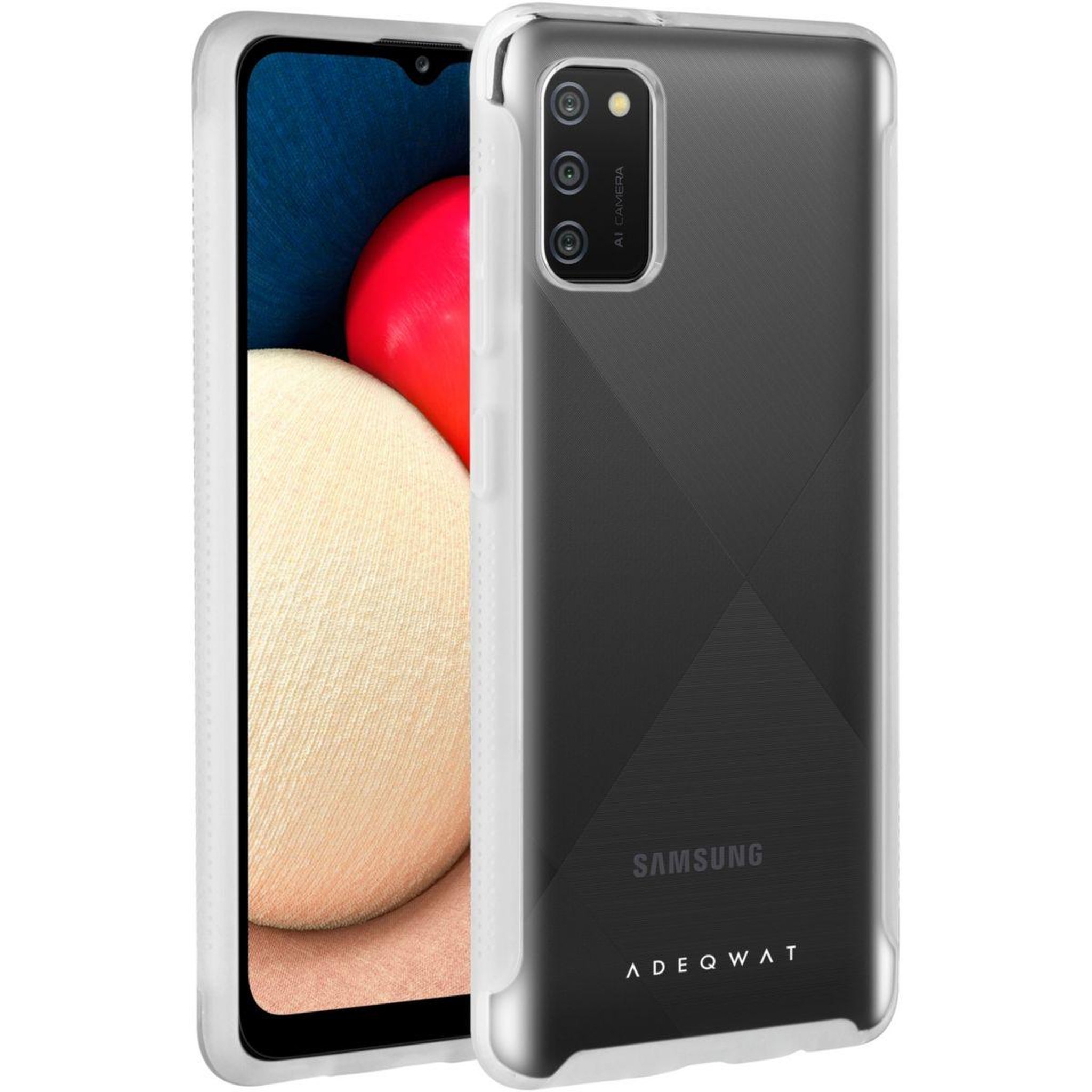 Voir la diapositive 1 : ADEQWAT Coque Samsung A02s Antichoc transparent