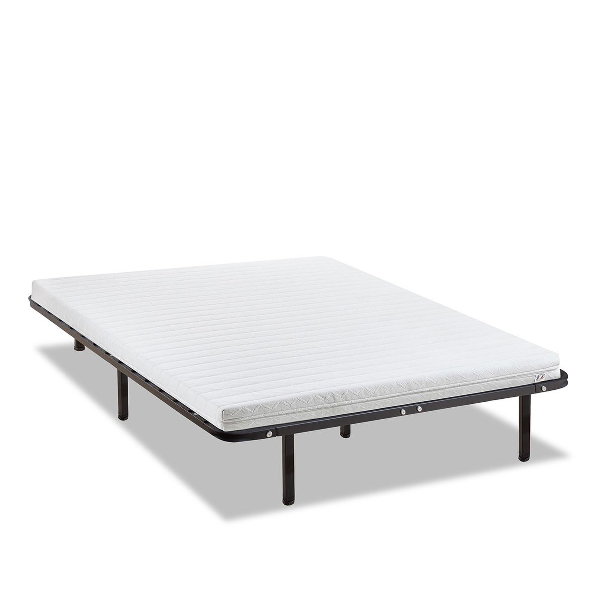 Voir la diapositive 5 : OLYMPE LITERIE Olympe literie | ensemble egio | matelas latex like + sommier métal