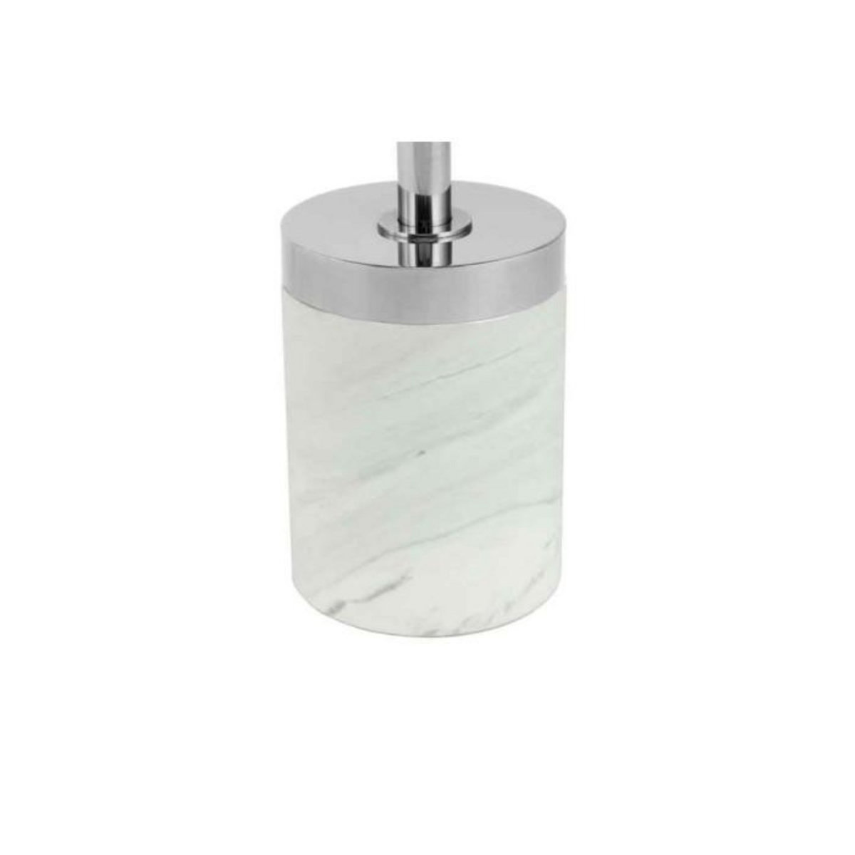 Paris Prix Table d'Appoint en Marbre  Lana  53cm Gris & Blanc