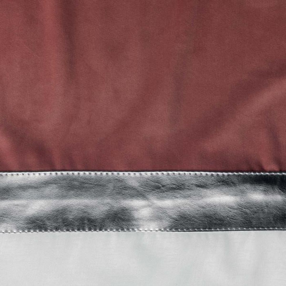 Paris Prix Rideau Voilage à Œillets  Blushy  140x240cm Bordeaux