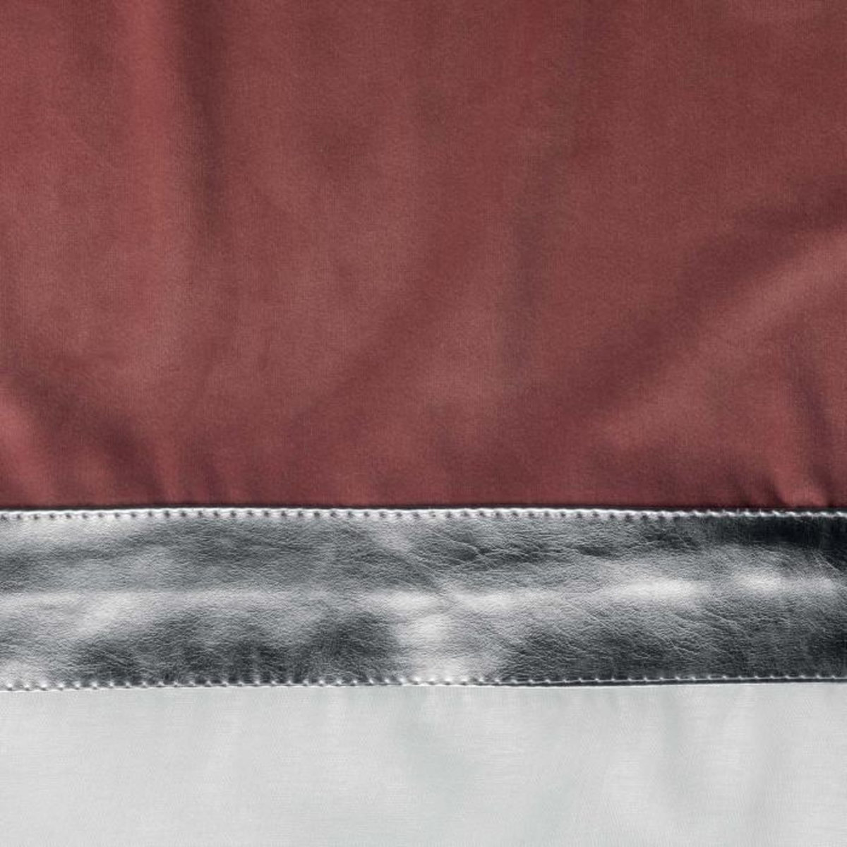 Paris Prix Rideau Voilage à Œillets  Blushy  140x240cm Bordeaux