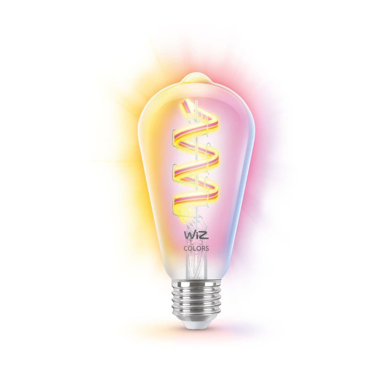 WIZ Ampoule LED connectée Couleur E27 Filament Edison 40W