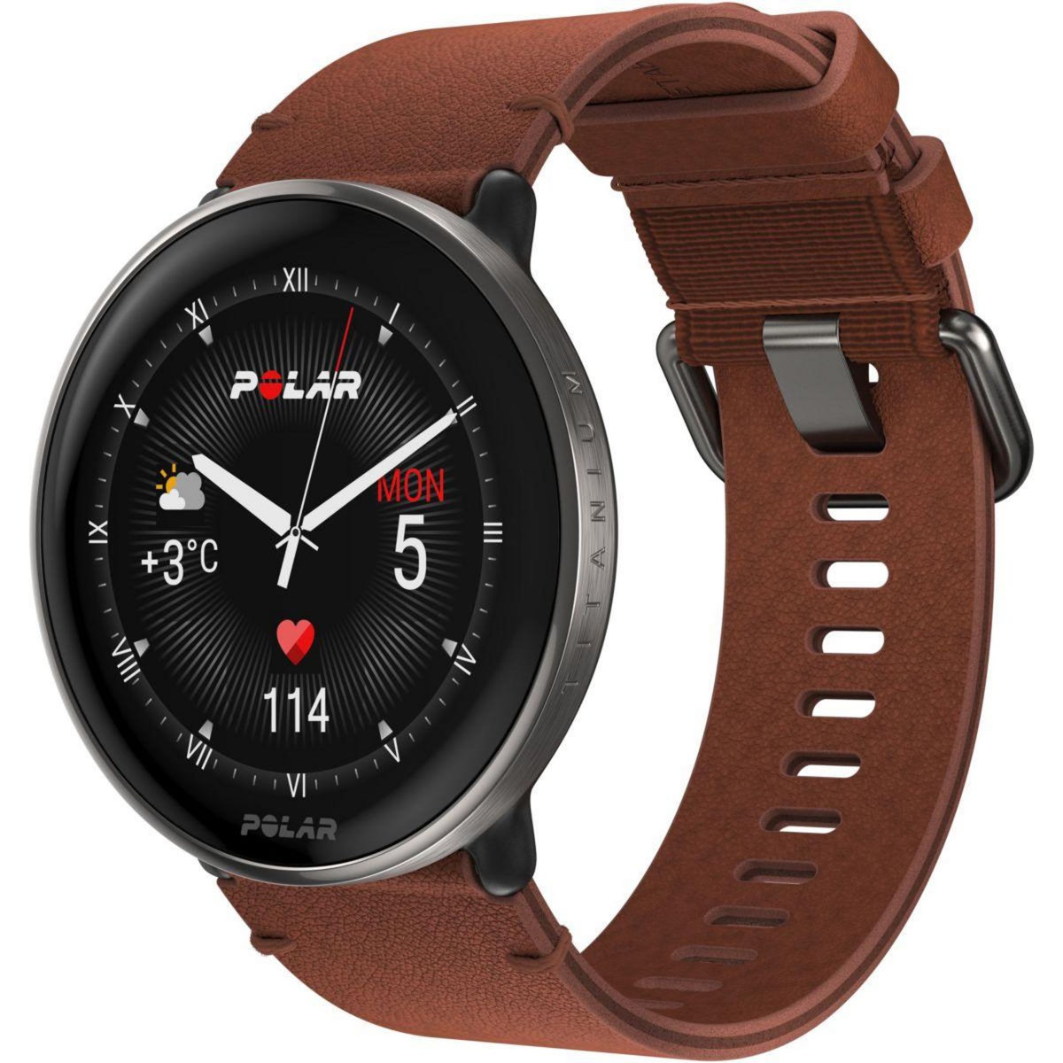 POLAR Montre sport Ignite 3 Titanium M-L