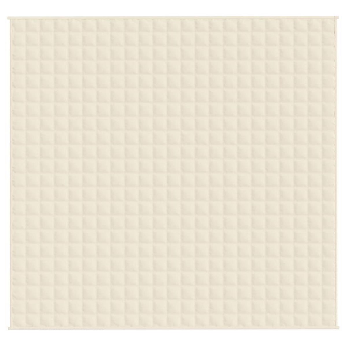 VIDAXL Couverture lestee Creme clair 220x235 cm 15 kg Tissu