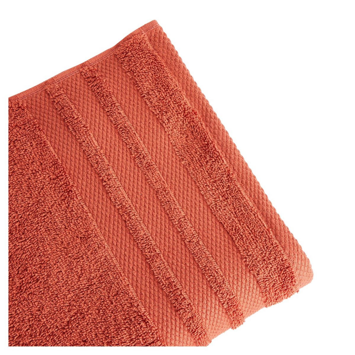 ACTUEL Serviette de toilette unie en coton 500gsm