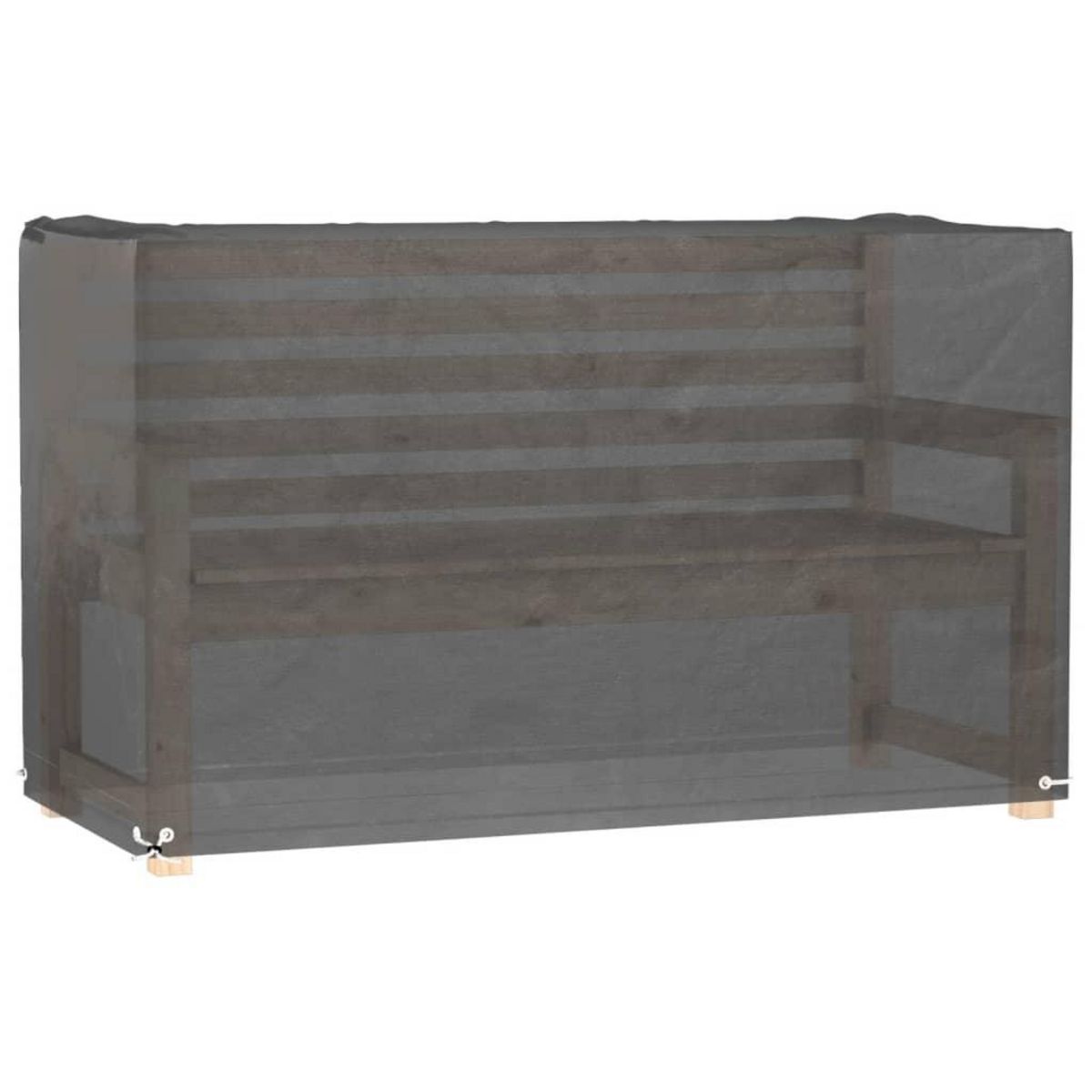 VIDAXL Housse de salon de jardin 8 œillets 170x94x70 cm rectangulaire