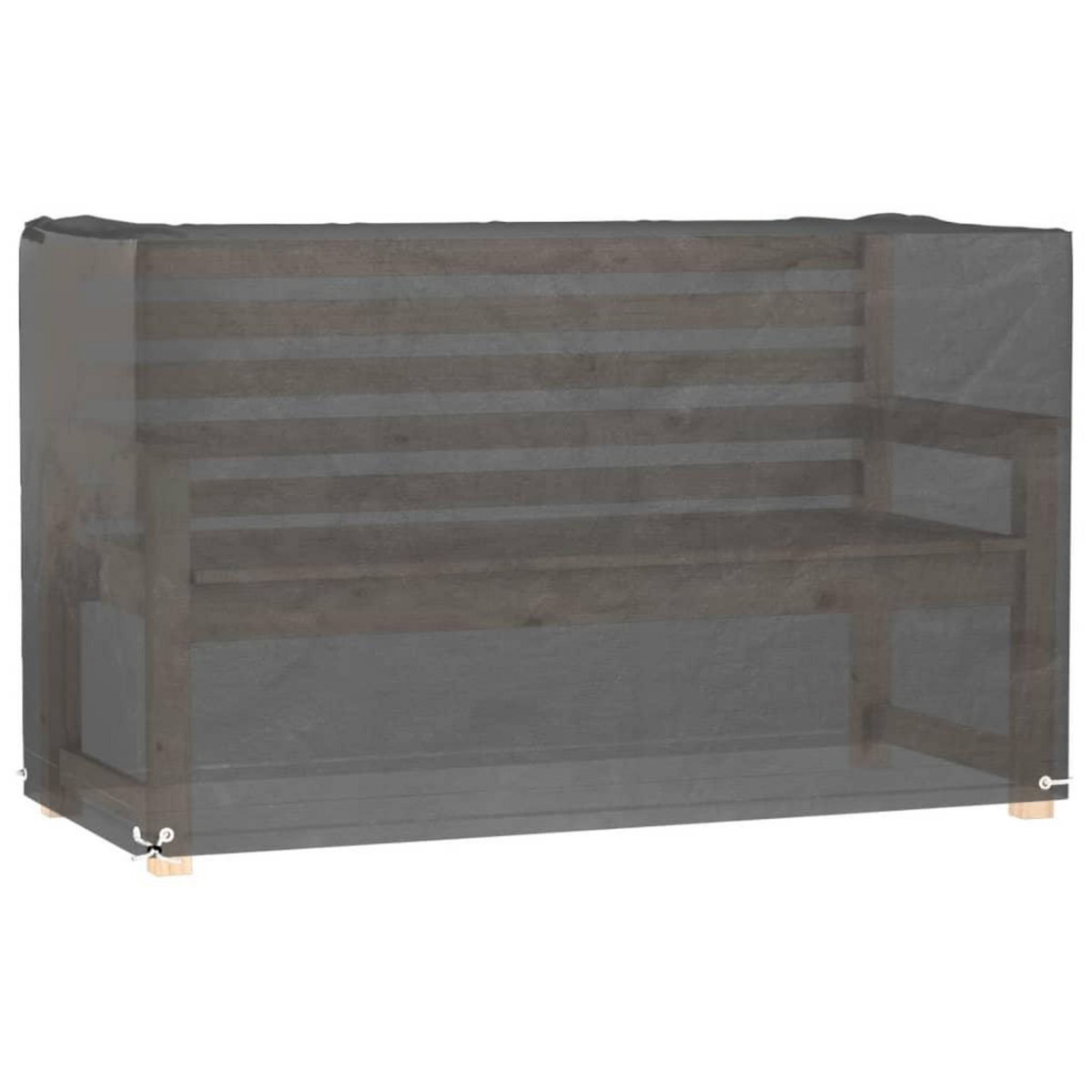 VIDAXL Housse de salon de jardin 8 œillets 170x94x70 cm rectangulaire