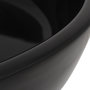 Voir la diapositive 4 : VIDAXL Lavabo rond ceramique noir 42x12 cm