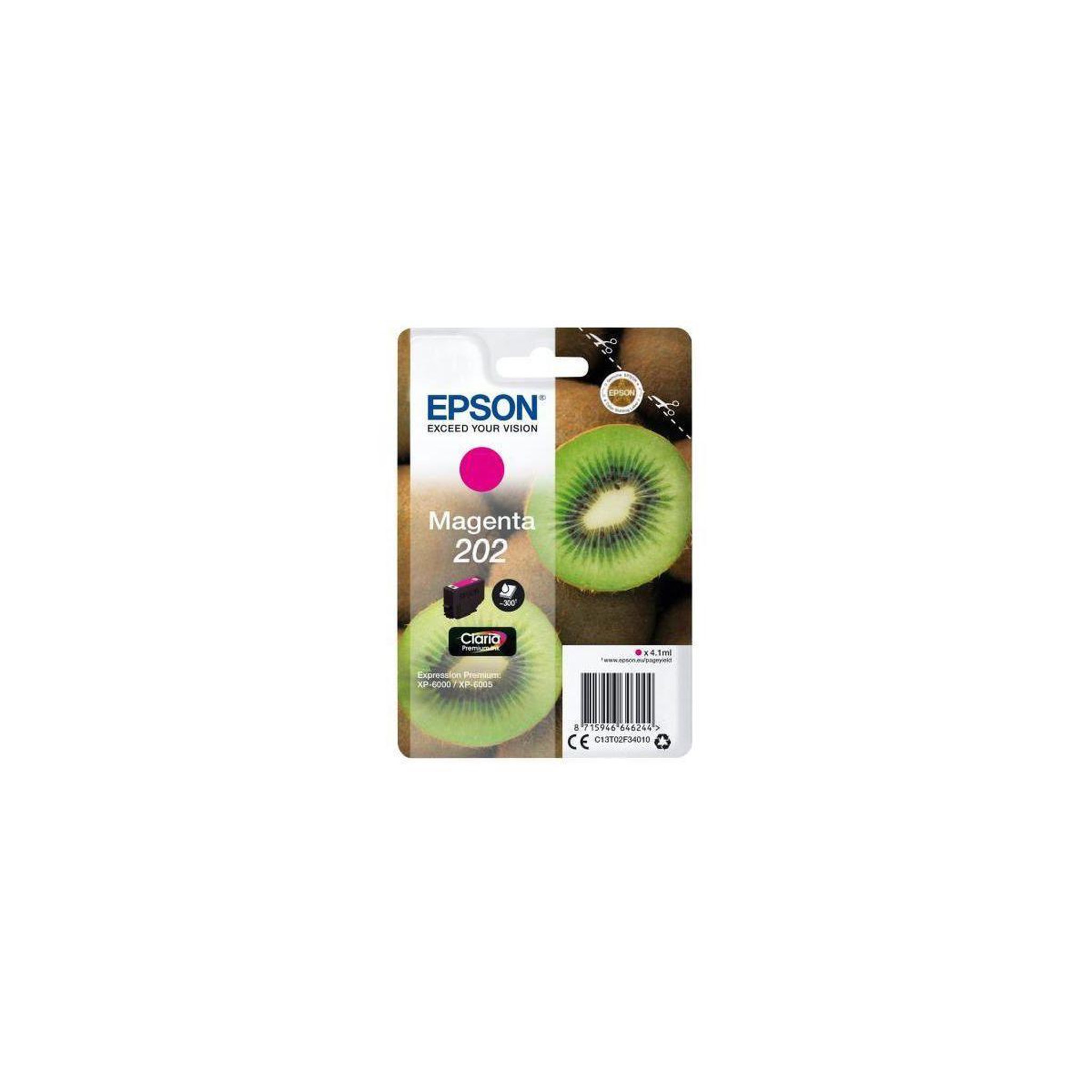 Epson Cartouche d'encre originale 202 magenta série kiwi - c13t02e34010