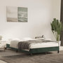 Voir la diapositive 1 : VIDAXL Cadre de lit sans matelas vert fonce 120x190 cm velours