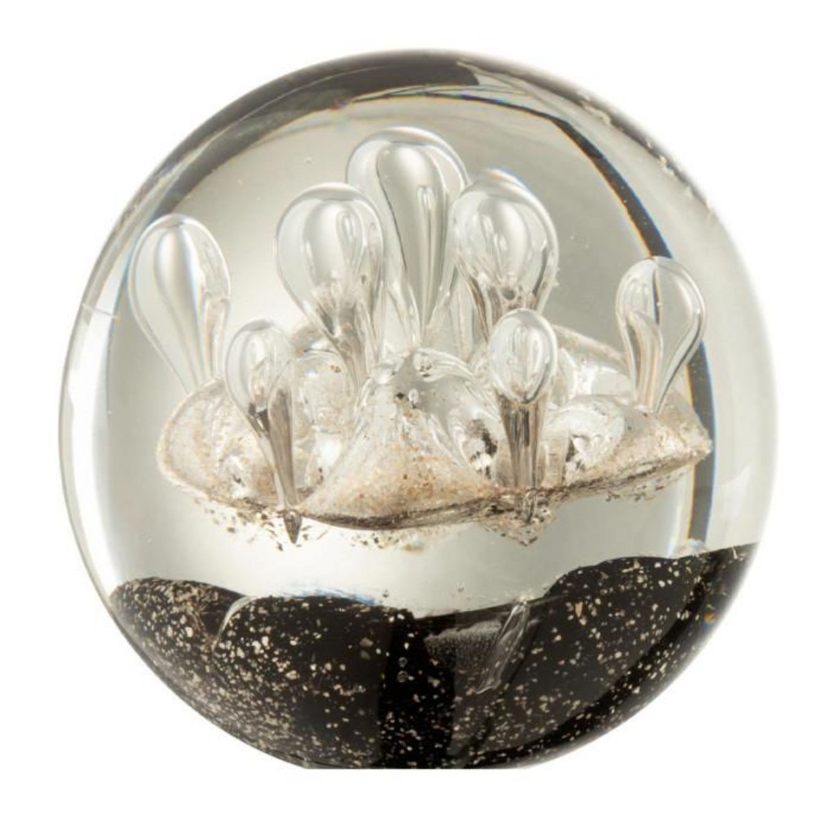 Paris Prix Presse-Papier Déco  Feu d'Artifice  12cm Or & Noir