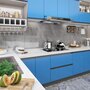 Voir la diapositive 1 : VIDAXL Films autoadhesifs pour meubles 2 pcs Azure 500x90 cm PVC