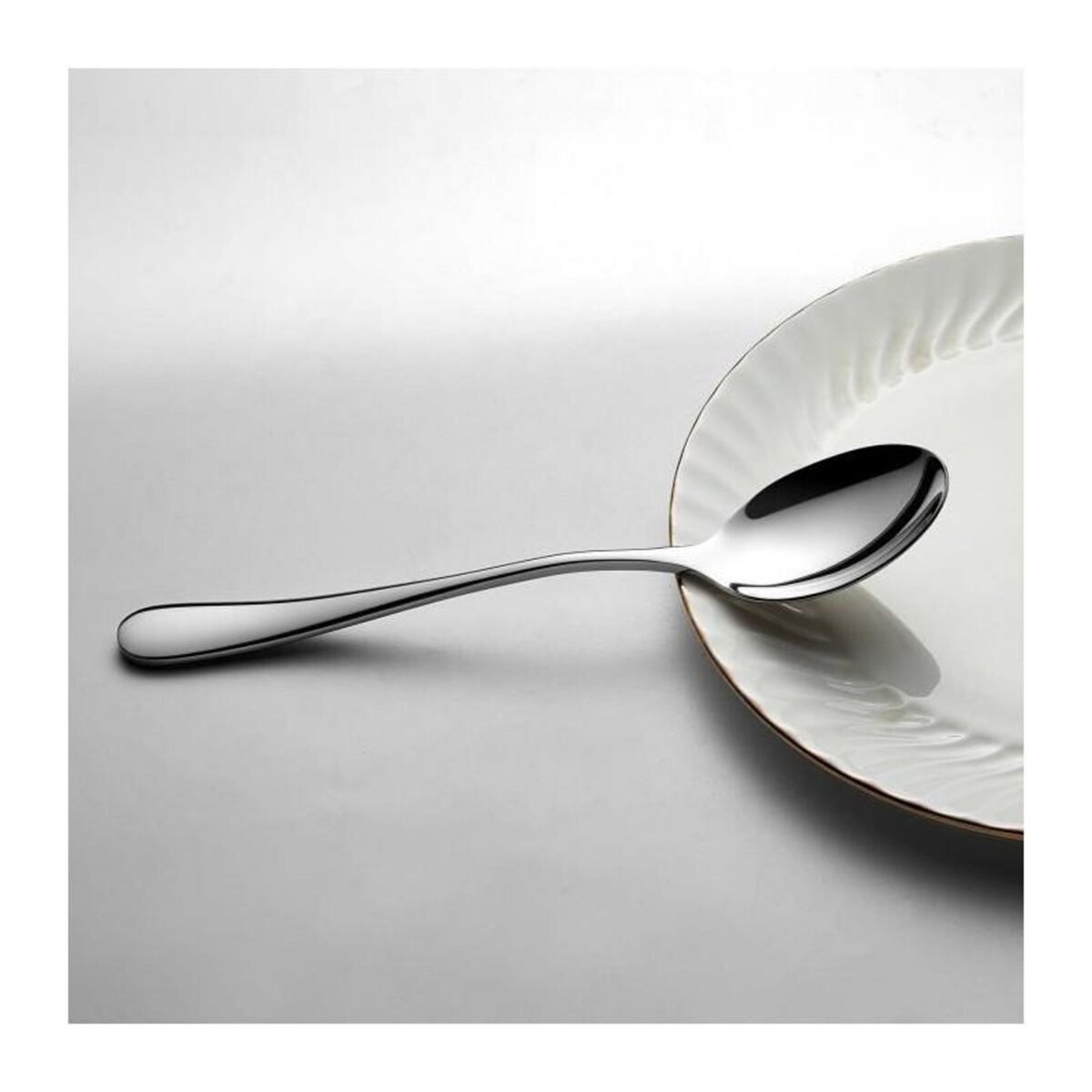 Arthur Martin Ménageres - ARTHUR MARTIN - AM2202 - 24 pieces - Acier inoxydable - Finition miroir poli avec manche mat