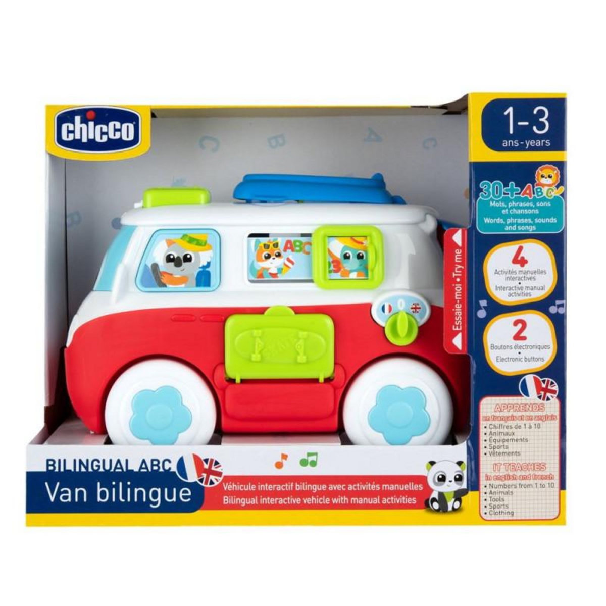 CHICCO Jeu électronique Chicco Van Bilingue