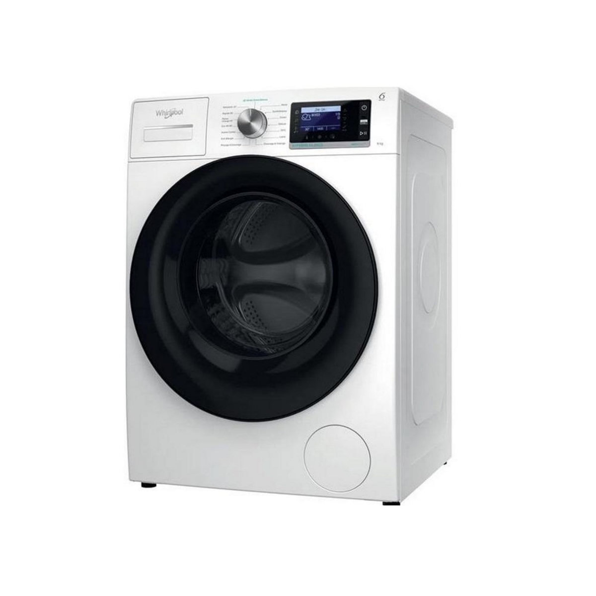 Whirlpool Lave-linge frontal 9kg 1400 tours/min blanc - W6W945WBFR-1