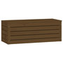 Voir la diapositive 5 : VIDAXL Boîte de rangement Marron miel 89x36,5x33 cm Bois massif pin
