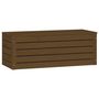 Voir la diapositive 5 : VIDAXL Boîte de rangement Marron miel 89x36,5x33 cm Bois massif pin