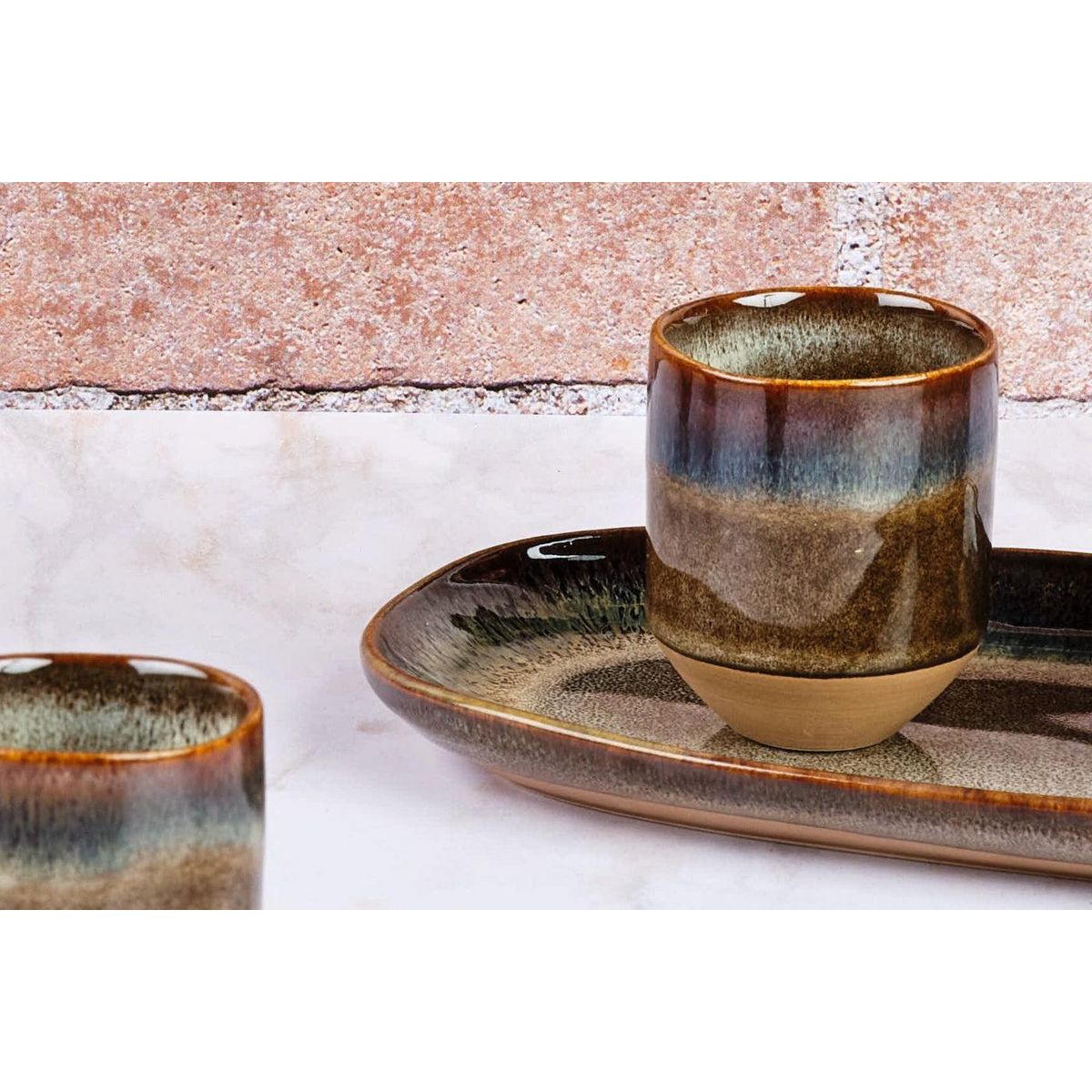 BJORN Tasse GENESIS 8cl - 6 pièces - Basalte