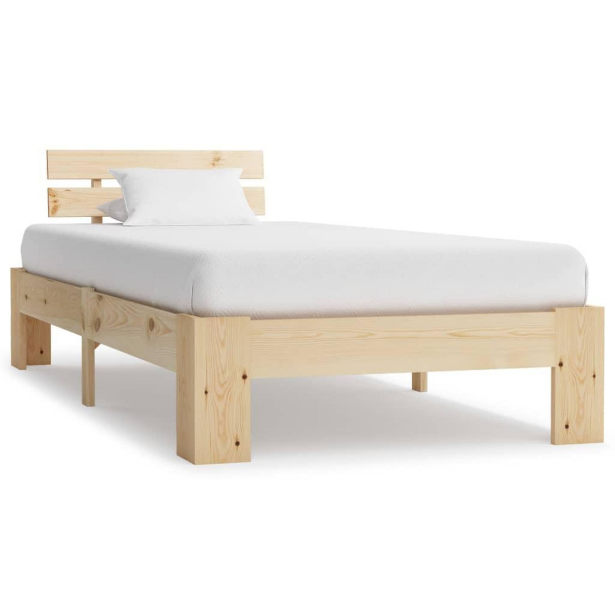VIDAXL Cadre de lit sans matelas bois de pin massif 90x200 cm