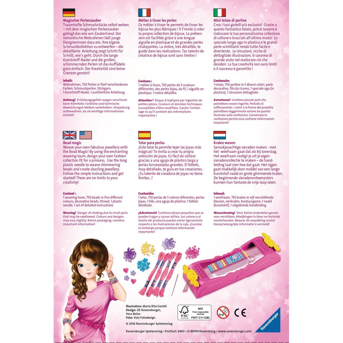 RAVENSBURGER Métier à tisser les perles - So Styly