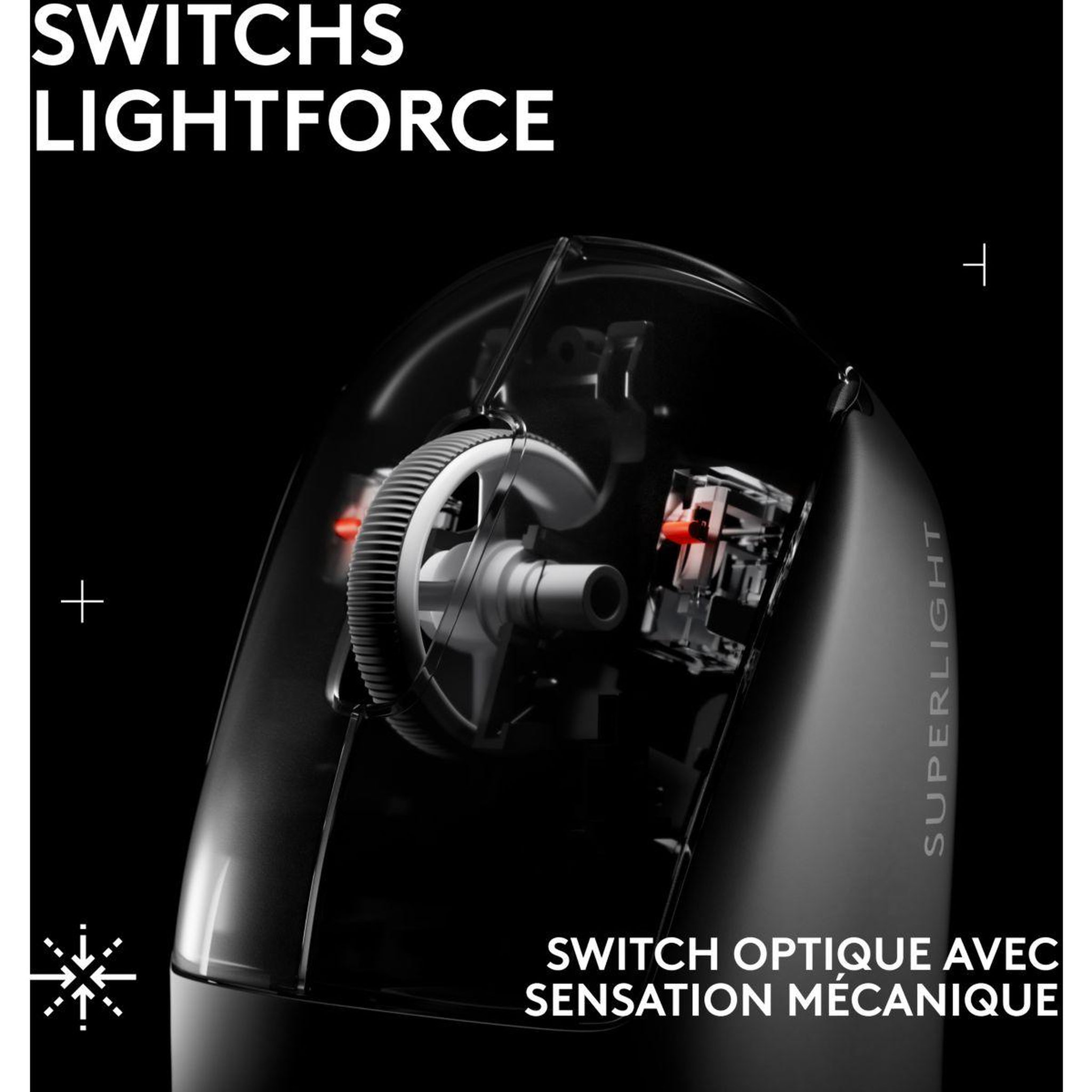 Voir la diapositive 5 : Logitech Souris gamer sans fil pro x superlight 2 se blanche
