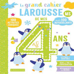 LE GRAND CAHIER LAROUSSE DE MES 4 ANS MS. 100 ACTIVITES LUDIQUES, AVEC 100 AUTOCOLLANTS, Meyer Aurore