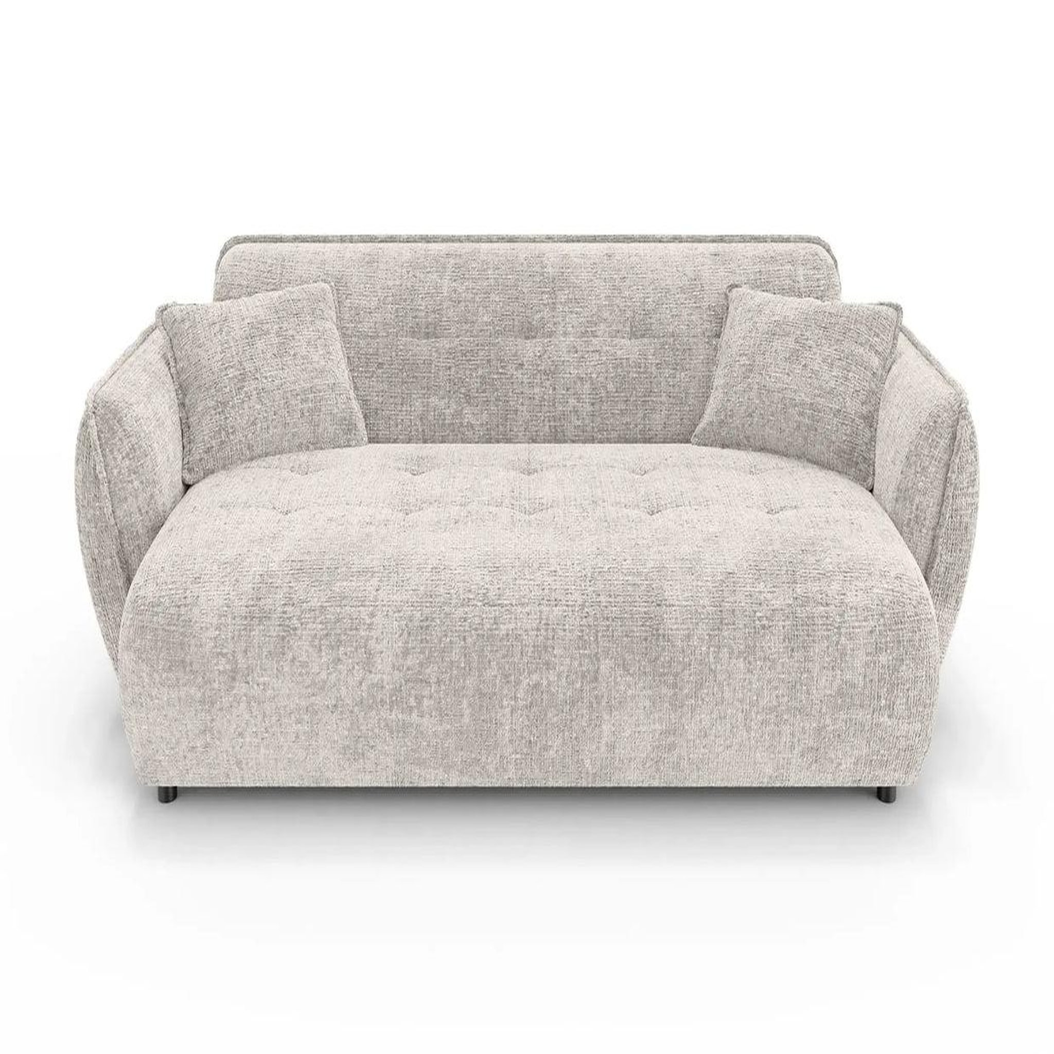 Voir la diapositive 1 : CASANOVA PARIS Mona - canapé droit tissu chenille 3 places