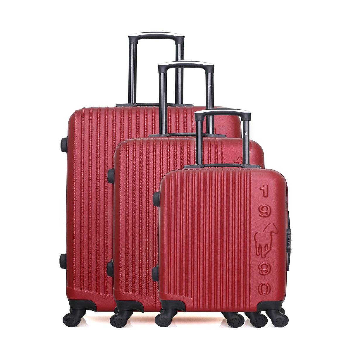 GENTLEMAN FARMER GENTLEMAN FARMER - Set de 3 Valises LIAM 75 cm 4 Roues