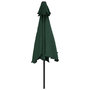 Voir la diapositive 4 : VIDAXL Parasol vert 3 m mat en acier