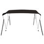 Voir la diapositive 3 : VIDAXL Auvent bimini a 3 arceaux noir 183x196x137 cm