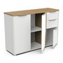 Voir la diapositive 5 : Buffet 3 portes 2 tiroirs L121 cm ILYES