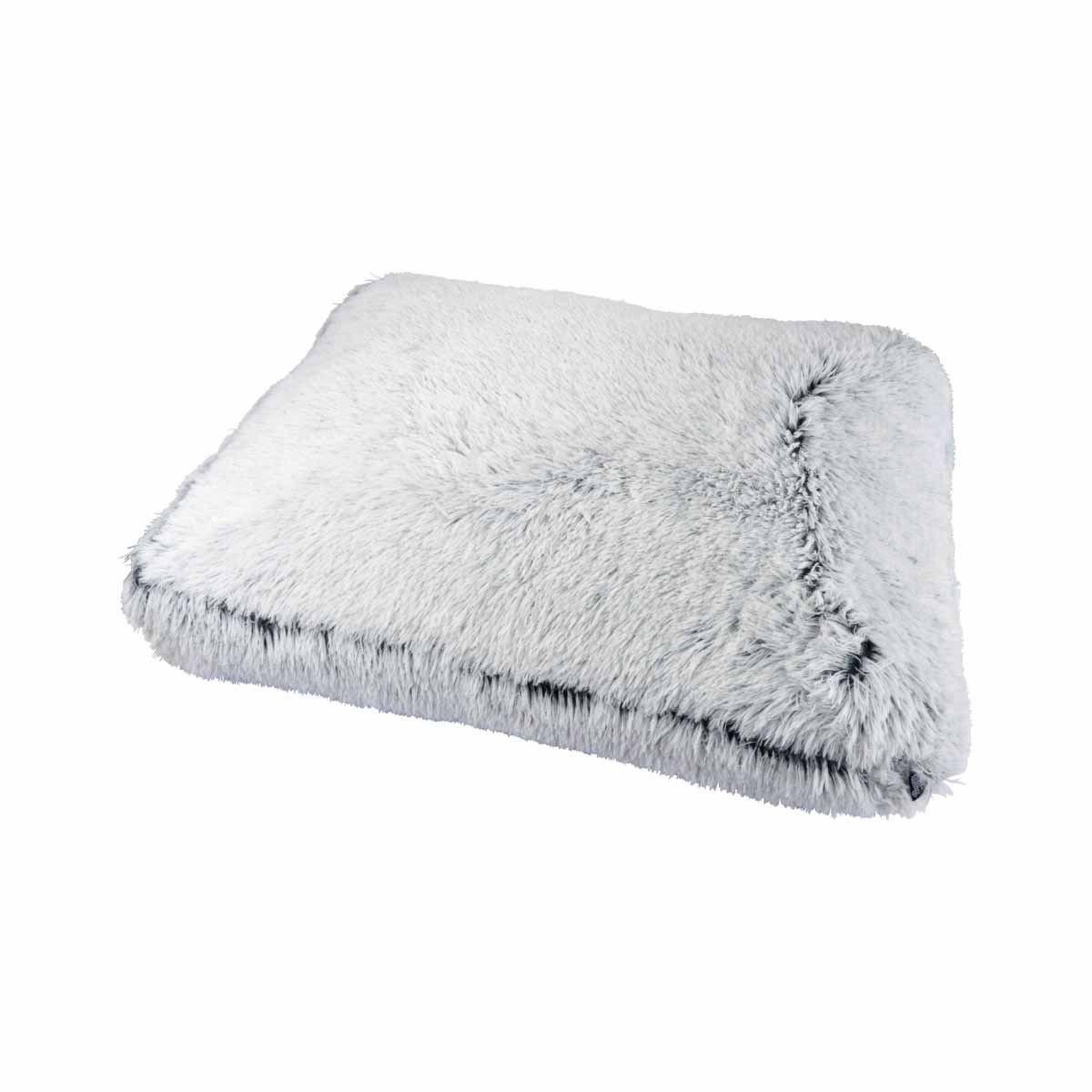 Voir la diapositive 1 : LOVE STORY Coussin pour chien & chat  fluffy  80cm blanc chiné